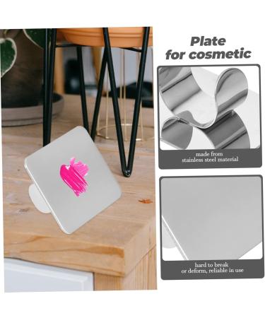 3 Sets Stainless Steel Makeup Mixing Palettes - Professional Cosmetic Mixing Tools for Artists - Buy Online on SooperMarket.com