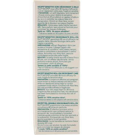 RoC Keops Fragile Skin Care Roll-on 30ml - Gentle Protection for Delicate Skin - Buy Online on SooperMarket.com