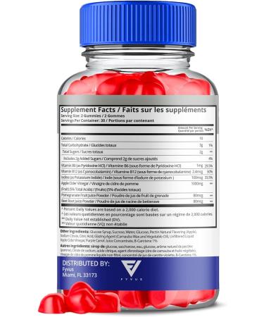 Keto Thrive Keto ACV Gummies KetoThrive Canada Apple Cider Vinegar Advanced Strength Daily Multivitamin Support Supplement Compl ment multivitamin quotidien avanc ACV de Keto Thrive (60 Gummies) - Buy Online on SooperMarket.com