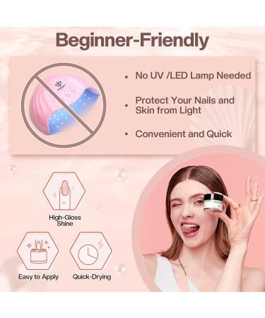 Modelones Dip Powder Nail Set - 8 Nude Colors for DIY Manicure & French Nail Art, No Nail Lamp Needed - Buy Online on SooperMarket.com