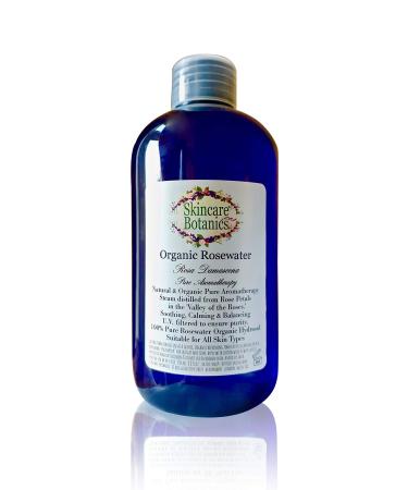 Organic Pure & Natural Rosewater | Highest 'A' Grade| Steam distilled from Rose Petals in the 'Valley of the Roses'| Balances the skin's p.h. balance anti-inflammatory anti-allergic and softens skin | Soothing stimulates regeneration hydrates refreshes & 