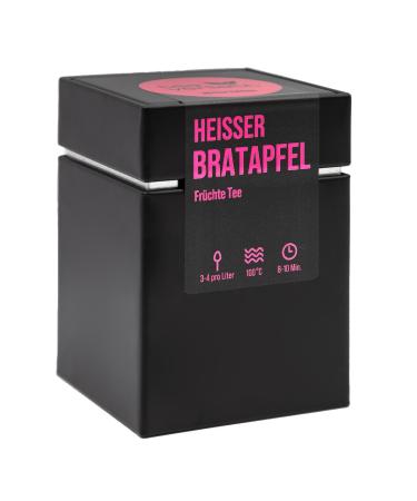 Teeverliebt Winter Edition Hot Baked Apple Gift Box Fruit Tea 80 g Loose Early Tea Delicious Tea Mix Ideal as a Gift for Christmas