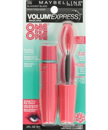 Maybelline Volum' Express One By One Mascara, Blackest Black, 0.3 oz - Buy Online on SooperMarket.com