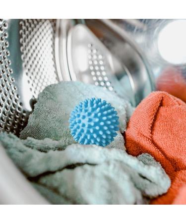 Dryer Balls Drying Balls Tangles Free Reusable Washing Machine Dryer Cleaning Soften Clothes Wash Sky Blue - Buy Online on SooperMarket.com