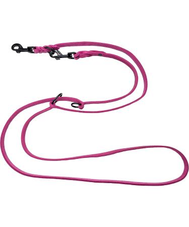 Adjustable Dog Liner for Small & Large Dogs - 2m 2.40m 2.80m 3.50m 5m - Pink Double Linen Leash - Buy Online on SooperMarket.com
