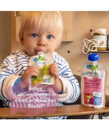 Buy Organic Quetschies by Marmaluzi - Premium Baby Fruit Pure for Kids 4 Months+ | International Shipping Available - Buy Online on SooperMarket.com