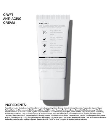 Hair Craft Co. Men's Anti-Aging Face Cream - 1oz | Fight Fine Lines & Wrinkles | 30-Day Supply | Unscented & Made in USA - Buy Online on SooperMarket.com