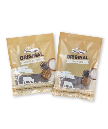 Biltong 500g - Half Sliced Original & Half Dry WORS Original