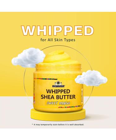 AKWAABA Whipped Shea Butter (Gold Pineapple) 12 oz - Natural Body & Hair Moisturizer with Raw Shea Butter from Ghana - Buy Online on SooperMarket.com