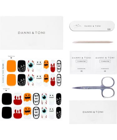 Buy Danni & Toni Gel Nail Foils - Trick or Treat UV Gel Film for Halloween | Pumpkins & Ghosts Design - Buy Online on SooperMarket.com