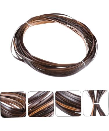 Yardenfun Pe Flat Rattan Plastic Baskets Rattan Furniture Repair Material Rattan Furniture Weaving Material or Brown 1X6000CM - Buy Online on SooperMarket.com