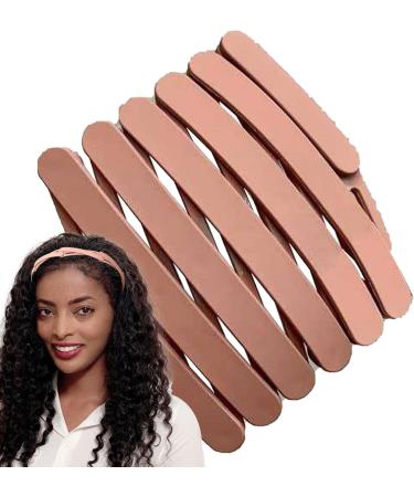 Hair Band for Washing Face | Folding Headband Small Hair Band - Pocket-Sized Thin Makeup Headbands Adjustable Face Wash Headband for Washing Pink - Buy Online on SooperMarket.com