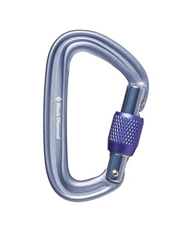 Black Diamond Mens Liteforge Screwgate Carabiner Gray