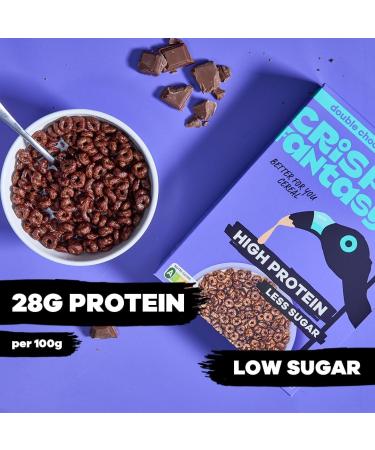Crispy Fantasy Protein Cereal Variety Pack Gluten Free Vegan Low Sugar Protein Snacks High Fibre Plant Based Just Add Milk Healthy Breakfast for Kids & Adults 8g Protein Per Serving 4 Boxes Best Seller's Variety Pack - Buy Online on SooperMarket.com