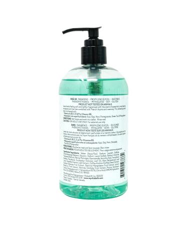 Buy Vitabath Cool Spearmint & Thyme Hand Soap - Nourishing Cleansing Moisturizing 16 oz | Cruelty-Free Gluten-Free Paraben-Free - International Shipping Available - Buy Online on SooperMarket.com