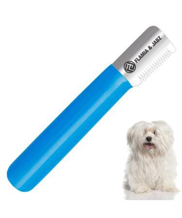 FLAMIA & JABZ Dog Stripping Knife Right-Handed Stainless Steel with Plastic Handle (Medium)