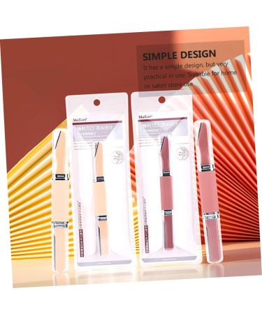 Housoutil Double-Headed Eyebrow Brush Set for Women - 2 Sets Red Eyebrow Makeup Tool - Buy Online on SooperMarket.com