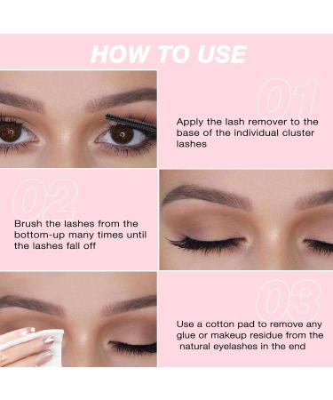 Rofitbest Lash Remover Cluster Lash Glue Remover Eyelash Remover for Cluster Lashes Lash Adhesive Remover Lash Glue Remover Mascara Wand Glue Remover (Eyelash Remover 5g) 5g Eyelash Remover - Buy Online on SooperMarket.com