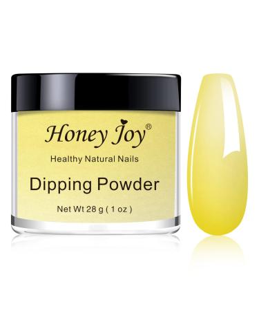 28g/Box White and Yellow Temperature Color Change Dip Powder Nails Dipping Nails Long-lasting Nails No UV Light Needed (W-No.18) Dip-W-No.18