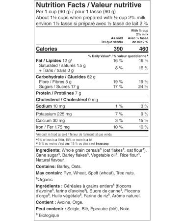 Jordans Organic Morning Crisp Granola Cereal - Outrageous Oats 375g Outrageous Oats 450 g (Pack of 1) - Buy Online on SooperMarket.com