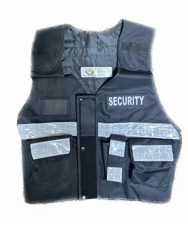 Generic High Visibility Tactical Vest Security Service Vest Black