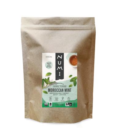 Numi Organic Tea Moroccan Mint, 16 Ounce Pouch, Loose Leaf Herbal Teasan, 200+ Cups, Packaging May Vary Mint 1 Pound (Pack of 1)