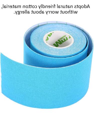 Muscle Tape Bandage Sports Muscle Tape Breathable Waterproof Adhesive Prevent Allergies Cotton for Sports Blue - Buy Online on SooperMarket.com