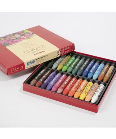 Mungyo 24-Piece Water-Soluble Oil Pastel Set - Assorted Colors - Buy Online on SooperMarket.com