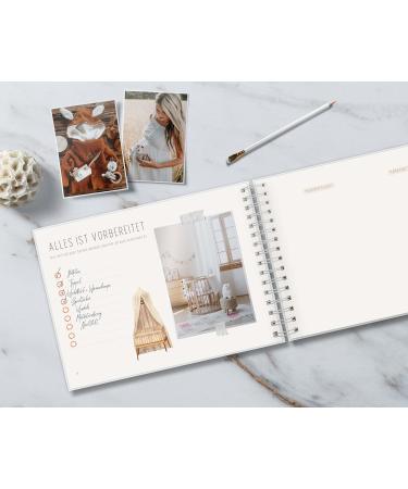 Olgs Baby Album Teddy Lou - My First Year Memory Book | Ideal Baby Book for Special Moments | A4 Photo Album & Baby Room Poster - Buy Online on SooperMarket.com