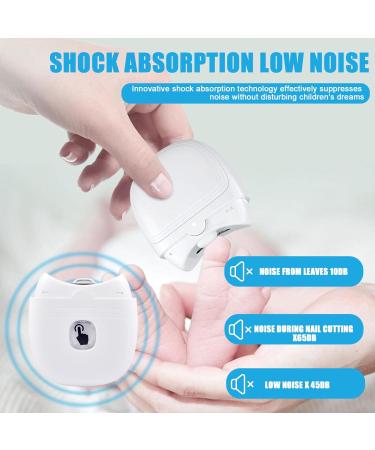 Funmo Electric Nail Clippers with Light | USB Rechargeable & Portable for Baby Kids Adults - Buy Online on SooperMarket.com
