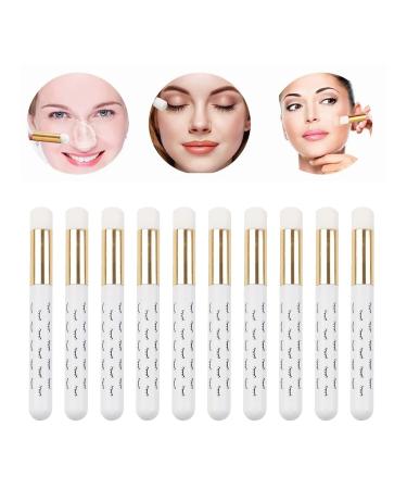 Shop Premium White Lash Brushes Set for Cleansing | Soft Eyelash Cleaning Brush & Shampoo for Extensions - Buy Online on SooperMarket.com