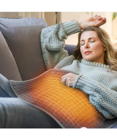 Virtcoy Body Heating Pillow - 22x11 Inch Electric Breastfeeding & Leg Heating Pillows with 4 Timers & 9 Temperatures - US Standard (58x29cm) - Buy Online on SooperMarket.com