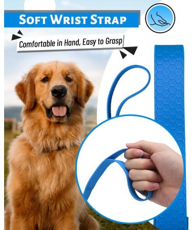 Looxmeer Dog Tow Lines - 3m to 30m Training Lead | Robust Neon Blue with Storage Bag - Buy Online on SooperMarket.com