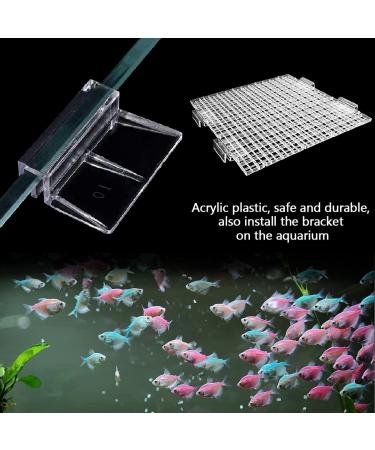 16 PCS LEEFONE 10mm Acrylic Aquarium Cover Clip - Universal Holder for Rimless Fish Tank Glass Covers - Buy Online on SooperMarket.com