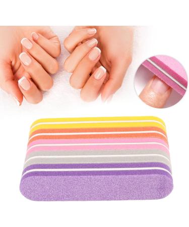 Sponge Nail File Comfortable Feel Nail Care File Double Sided Reusable Small for Salon - Buy Online on SooperMarket.com