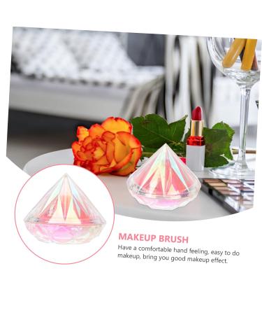 NOLITOY Diamond Shaped Makeup Brush Set | Professional Blush & Foundation Brushes for Women | Creative Cosmetic Tools for Flawless Makeup - Buy Online on SooperMarket.com