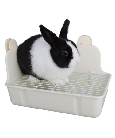 RUBYHOME Potty Trainer Corner Litter Box Pet Pan Bedding Small Animal, Rabbit Hamster Guinea Pig Ferret Gerbil Chinchilla