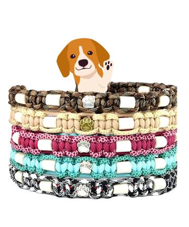 EM ceramic collar for dogs & cats - made to measure EM band Original US paracord (under 20 cm camouflage) Under 20 cm camouflage