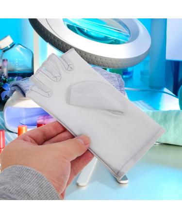 minkissy 3 Pairs Nail Gloves Nail Lamp Light Protection Glove Shield Gloves Fingerless Gloves Led Dry Lamp Gloves Reusable Gloves Nail Art Gloves Nail Gel Light Uv Miss Spandex - Buy Online on SooperMarket.com