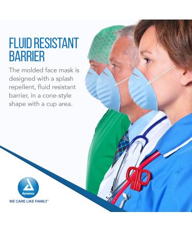 Buy Molded Face Masks - Fiberglass-Free Breathable Soft Edges Adjustable 50 Pack Blue - International Shipping Available - Buy Online on SooperMarket.com