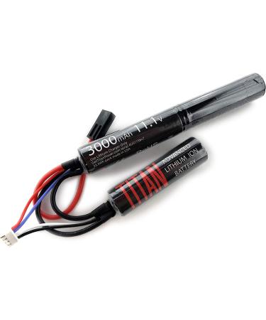 Titan 3000mAh 11.1v Nunchuck Tamiya Battery - High Performance Power Source for Airsoft Guns - Buy Online on SooperMarket.com