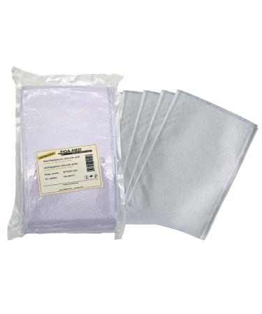 Tiga-Med Disposable Molton Disposable Wash Gloves 250 pieces - white wash gloves - for body and intimate care Original