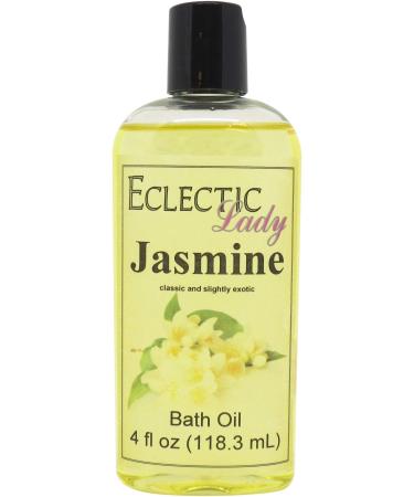 Jasmine Bath Oil by Eclectic Lady  4 oz 4 Ounce