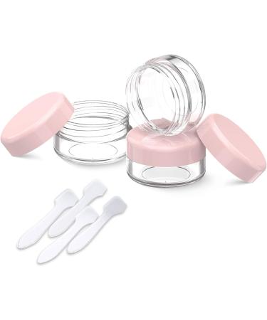 24 Pcs PAMIYO 10ml Clear Empty Jars - Pink Cream Jars for Skincare | International Shipping - Buy Online on SooperMarket.com