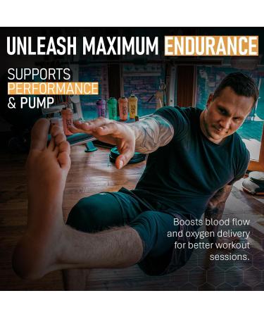 Vandal | Pre Workout Powder - Safe Nootropic Pre Workout Supplement for Men & Women | Boosts Energy Focus Performance & Recovery | Nitric Oxide Booster for Blood Flow | 40 Servings (Squeezed Citrus) - Buy Online on SooperMarket.com