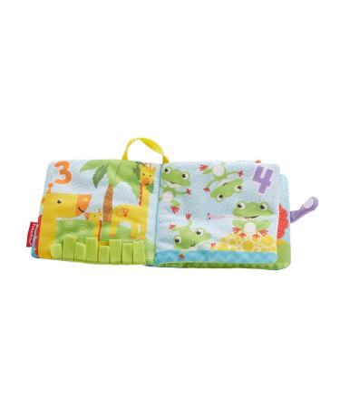 Fisher-Price FGJ40 Little Play Book - Soft Baby Book with Removable Toy | Multicolor Baby Toy from Birth | Perfect Gift for Infants - Buy Online on SooperMarket.com