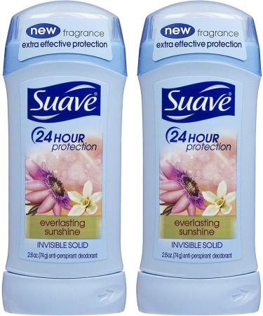 Suave Invisible Solid Antiperspirant Deodorant Everlasting Sunshine - 2.6 oz - 2 pk Everlasting Sunshine 5.2 Ounce (Pack of 1) - Buy Online on SooperMarket.com