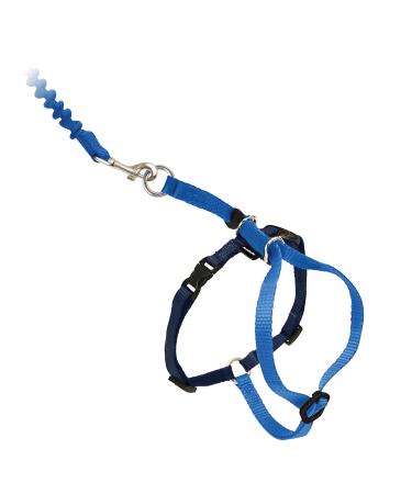 PetSafe Come With Me Kitty Harness and Bungee Leash Harness for Cats Large Royal Blue/Navy Royal Blue/Navy Large