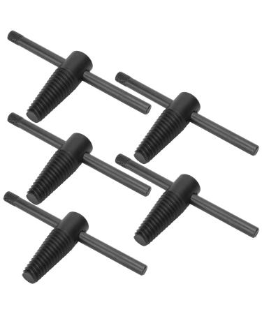 5 Pcs Broken Water Pipe Extractor Steel Highcarbon Flute Set Remover Tap for Garden Water Pipe Air Powered Drain Clearing Tools