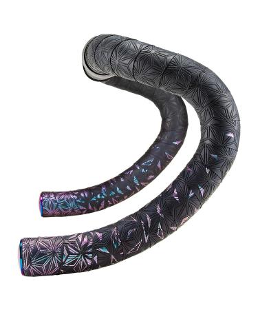 Supacaz Super Sticky Kush Star Fade Bling  Oil Slick w/Oil Slick Plugs